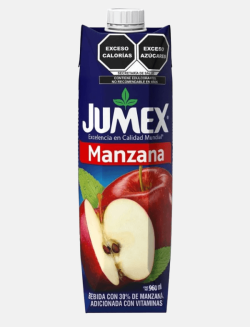 jugo de manzana en tatra pak
