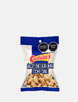 botana de nueces de la india con sal
